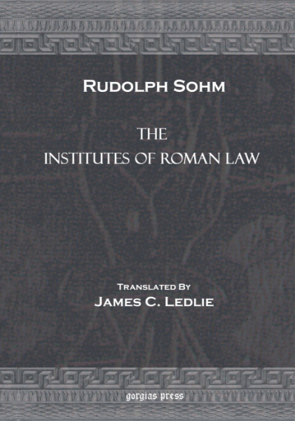 Picture of The Institutes of Roman Law