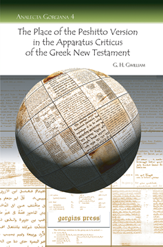 Picture of The Place of the Peshitto Version in the Apparatus Criticus of the Greek New Testament