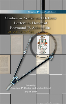 Picture of Studies in Arabic and Hebrew Letters in Honor of Raymond P. Scheindlin
