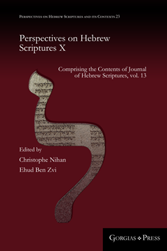 Picture of Perspectives on Hebrew Scriptures X