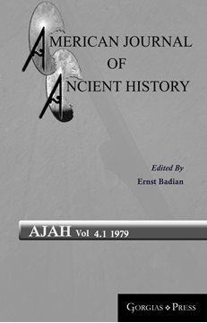 Picture of American Journal of Ancient History 4.1