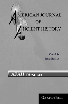 Picture of American Journal of Ancient History 9.1