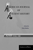 Picture of American Journal of Ancient History 10.1