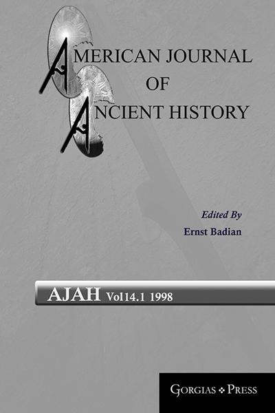 Picture of American Journal of Ancient History 14.1