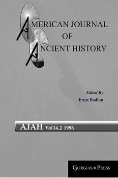 Picture of American Journal of Ancient History 14.2