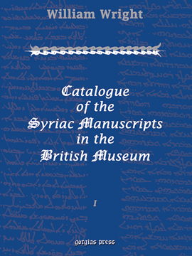 Picture of Catalogue of the Syriac Manuscripts in the British Museum (3-volume set)
