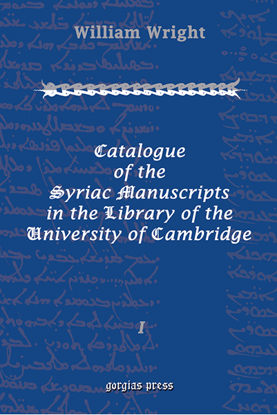 Picture of Catalogue of the Syriac Manuscripts in the Library of the U. of Cambridge (2-volume set)
