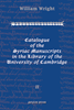Picture of Catalogue of the Syriac Manuscripts in the Library of the U. of Cambridge (2-volume set)
