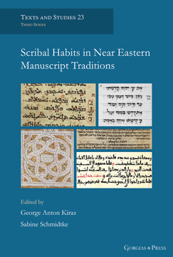 Picture of Scribal Habits in Near Eastern Manuscript Traditions