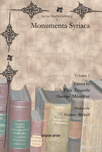Picture of Monumenta Syriaca (2-volume set)